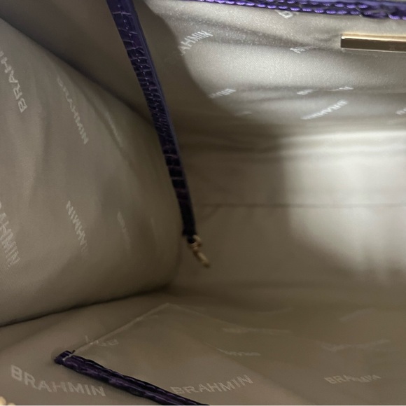 Brahmin Tia Purple Ultraviolet Ombre Melbourne S77 1708 00580 - Picture 12 of 16